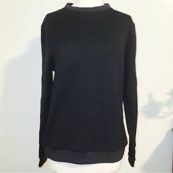 Alexander Wang | Black Knit Crewneck Sweater - Picture 1 of 6